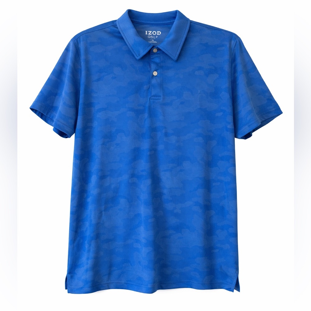 Izod Polo Golf Shirt blue size XL